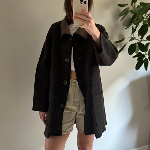 Reversible Merino Wool Jacket - Picture 2 of 5